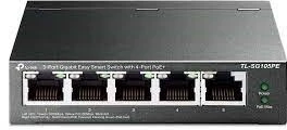 Šakotuvas Switch tp-link tl-sg105mpe l2 gigabit ethernet (10/100/1000) poe juoda
