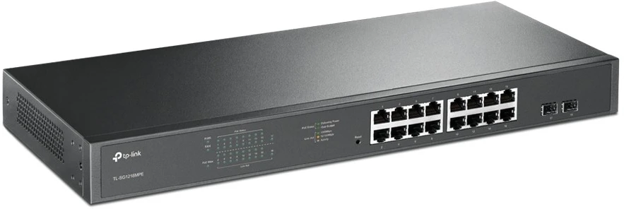 Šakotuvas TP-Link sg1218mpe 16xge poe+ 2xsfp jungiklis