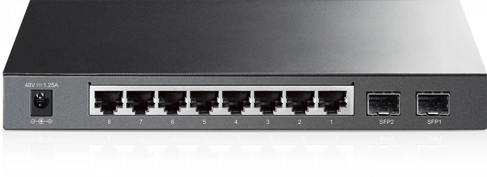 Šakotuvas TP-Link Sg2210p switch 8x1gb 2xsfp poe