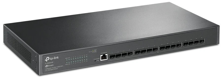 Šakotuvas TP-Link 16-PORT 10G SFP+ MANAGED SWITCH - 16 10G SFP+ SLOTS