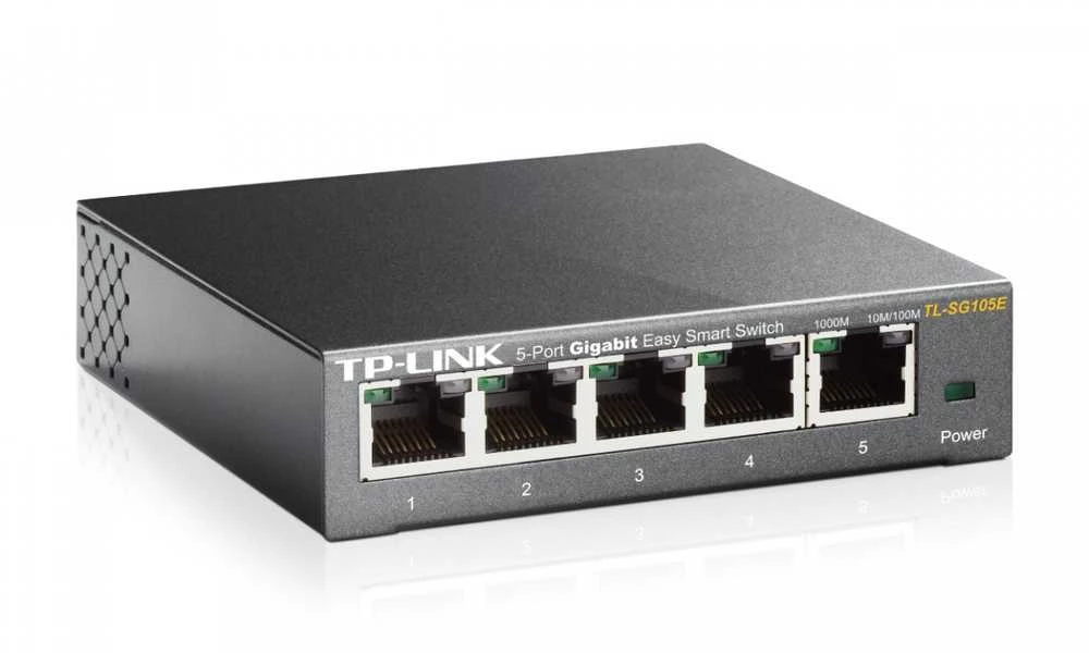 Šakotuvas TP-Link TL-SG105E 5-PORT GBIT - EASY SMART SWITCH