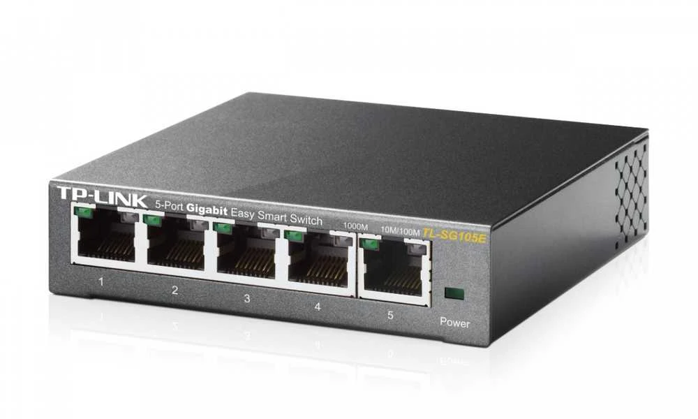 Šakotuvas TP-Link TL-SG105E 5-PORT GBIT - EASY SMART SWITCH