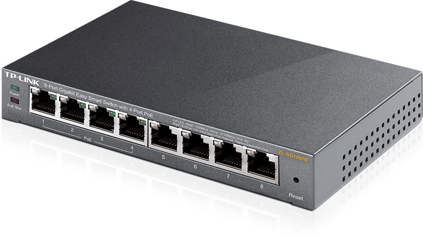 SWITCH POE TL-SG108PE 8 PRIEVADŲ TP-LINK