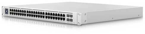Šakotuvas Ubiquiti | Switch Enterprise 48 PoE | USW-Enterprise-48-PoE | Tvarkoma L3 | Montuojamas ant stovo | Gigabit Ethernet (vario) jungtys kiekis 48 (100MbE/1GbE/2.5GbE) | SFP+ jungtys kiekis 4 | PoE+ jungtys kiekis 48 | Maitinimo tipas AC/DC, vidinis, 100-240V, max 10A, 750W