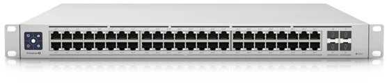 Šakotuvas Ubiquiti | Switch Enterprise 48 PoE | USW-Enterprise-48-PoE | Tvarkoma L3 | Montuojamas ant stovo | Gigabit Ethernet (vario) jungtys kiekis 48 (100MbE/1GbE/2.5GbE) | SFP+ jungtys kiekis 4 | PoE+ jungtys kiekis 48 | Maitinimo tipas AC/DC, vidinis, 100-240V, max 10A, 750W