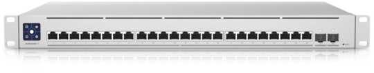 Ubiquiti | Unifi komutatorius | USW-EnterpriseXG-24 | Valdomas L3 | Montuojamas į lentyną | Gigabito Ethernet (varinis) jungčių kiekis: 24 | SFP+ jungčių kiekis: 2x 25G SFP | Maitinimo šaltinio tipas: vidinis