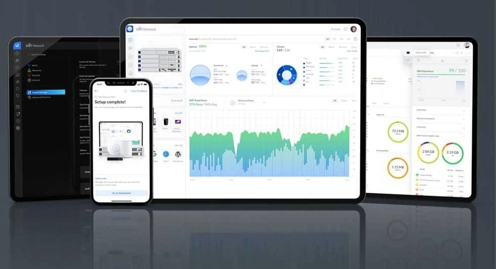 Šakotuvas Ubiquiti UniFi jungiklis 48x1gbe 4xsfp usw-48
