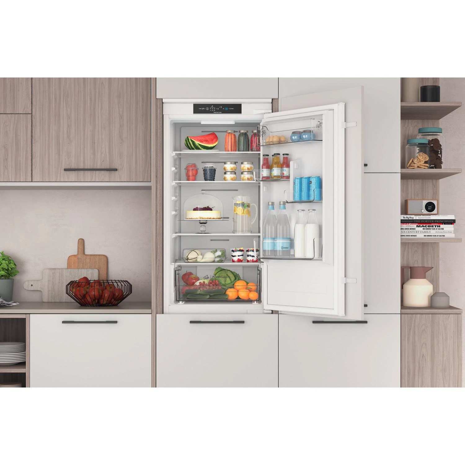 Įmontuotas Šaldytuvas - Indesit T311 250 L Baltas