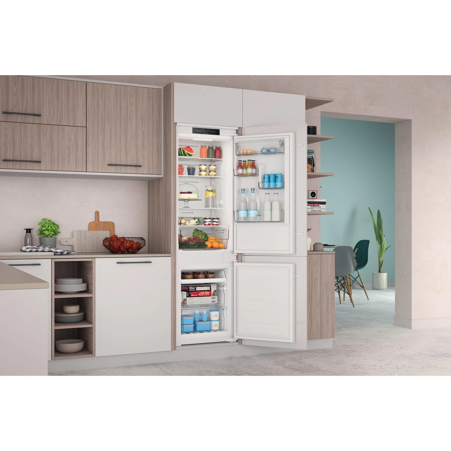 Įmontuotas Šaldytuvas - Indesit T311 250 L Baltas