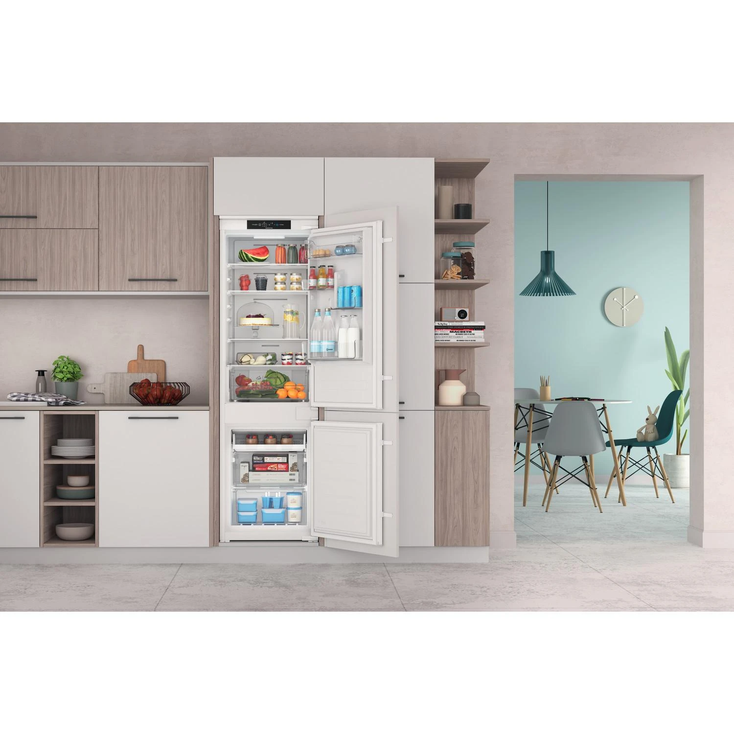 Įmontuotas Šaldytuvas - Indesit T311 250 L Baltas