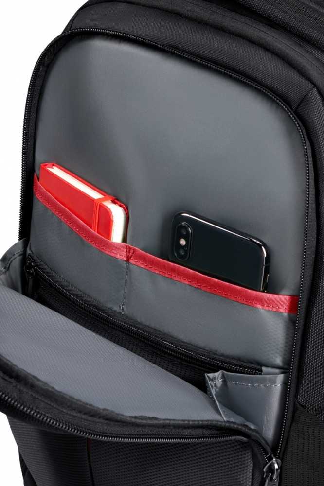 Samsonite nešiojamojo kompiuterio kuprinė 15,6 colio, 22,5 l, Guardit 3.0, juoda