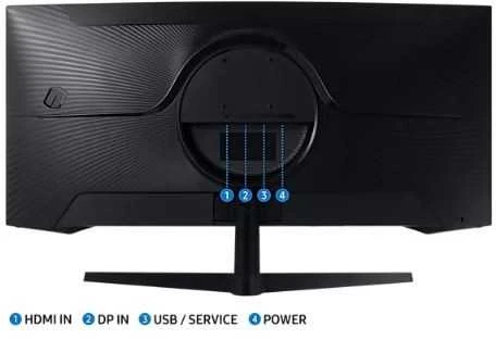 Monitorius samsung odyssey g5 led 34" lc34g55twwpxen