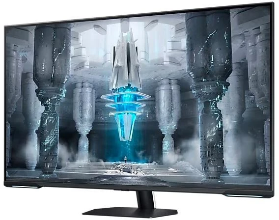 Samsung 43 colių monitorius ls43cg700nuxen va 3840x2160 uhd 16:10 2xhdmi/1xdp/lan(rj45)/2xusb3.0 1ms(mprt) wifi/bt garsiakalbiai plokšti 144hz išmanieji žaidimai 2 metai d2d