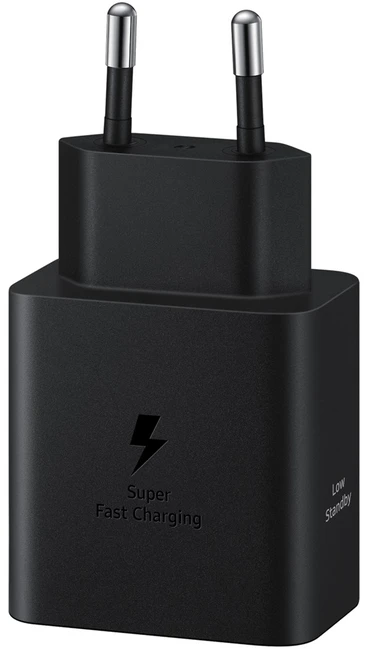 Samsung 45w maitinimo adapteris, žemas budėjimo režimas, juodas
