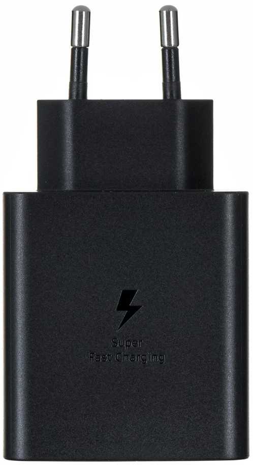 Samsung PD 50W Power Adapteris Duo (w/o cable) Type-Cx1, USBx1 (new) Juodas