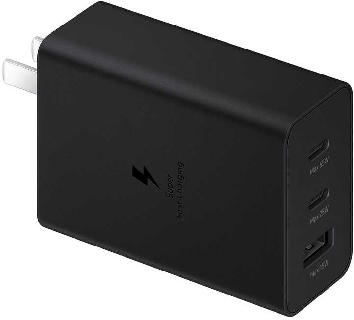 Samsung 65w maitinimo adapterio trio, juodas