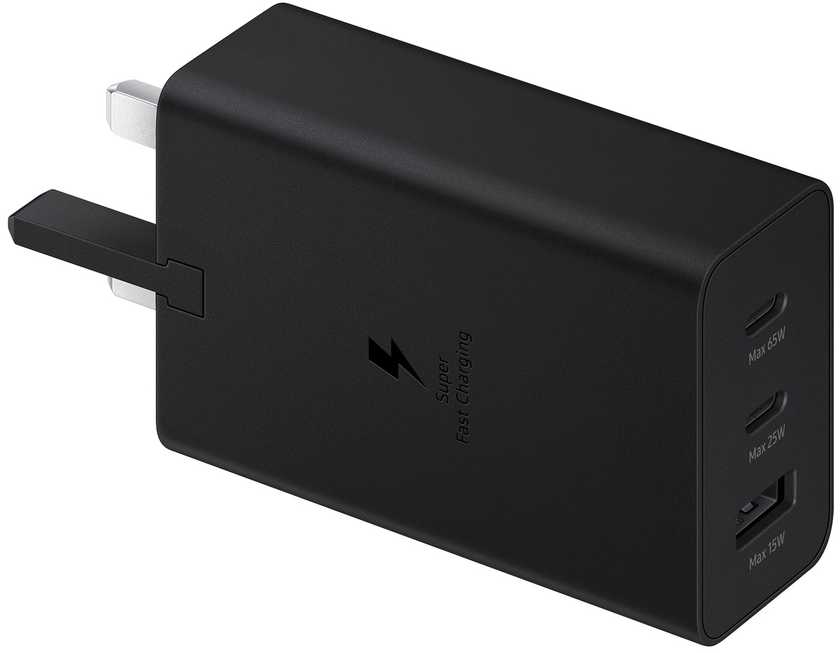 Samsung 65w maitinimo adapterio trio, juodas