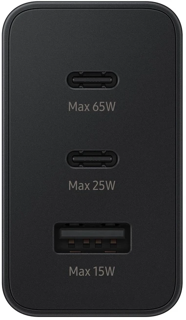 Samsung 65w maitinimo adapterio trio, juodas