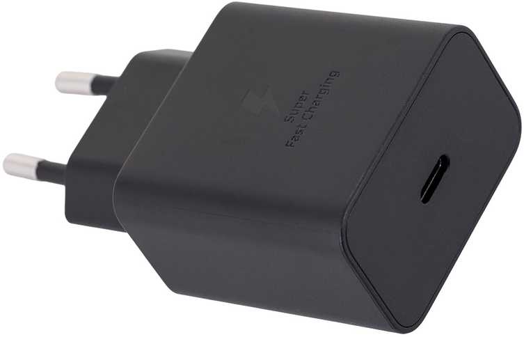 „Samsung“ įprastas 45 W maitinimo adapteris (tik TA, be laido), juodas