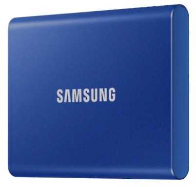 Kietasis diskas Dysk zewnętrzny ssd samsung t7 (1tb; usb 3.2; mėlyna; mu-pc1t0h/ww)