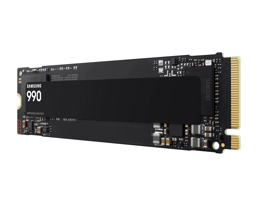 Samsung SSD | 990 | 1000 GB | SSD form factor M.2 2280 | Solid-state drive sąsaja PCIe 4.0 x4, NVMe 2.0 | Skaitymo greitis 7150 MB/s | Rašymo greitis 6450 MB/s