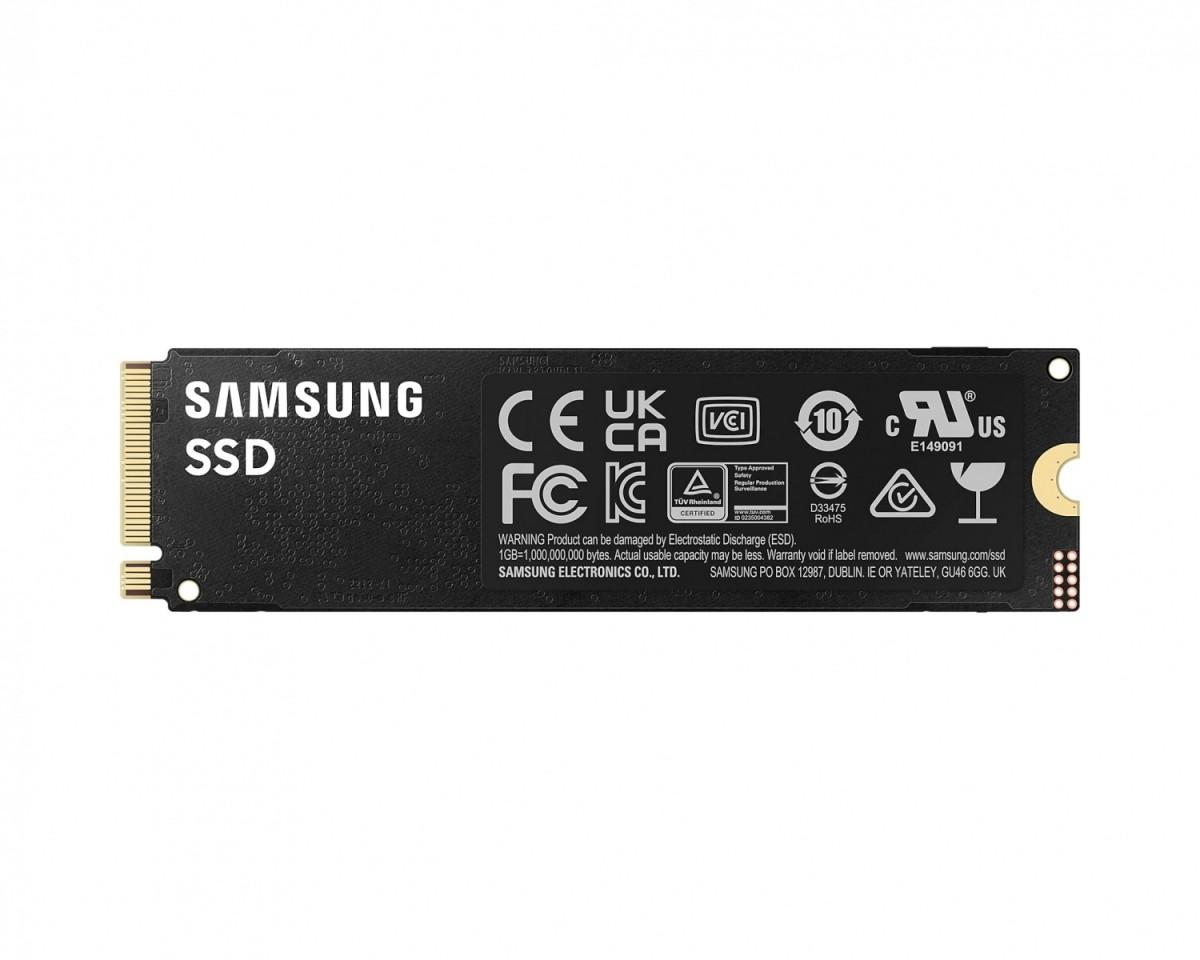 Kietasis vidinis diskas Samsung 990 PRO 1000 GB, SSD form factor M.2 2280, SSD sąsaja PCIe Gen4x4, Rašymo greitis 6900 MB/s, Skaitymo greitis 7450 MB/s