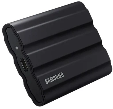 Kietasis diskas Samsung Dysk ssd t7 shield 2tb usb 3.2, juoda