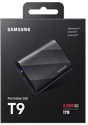 Kietasis diskas Dysk ssd samsung t9 1tb mu-pg1t0b/eu
