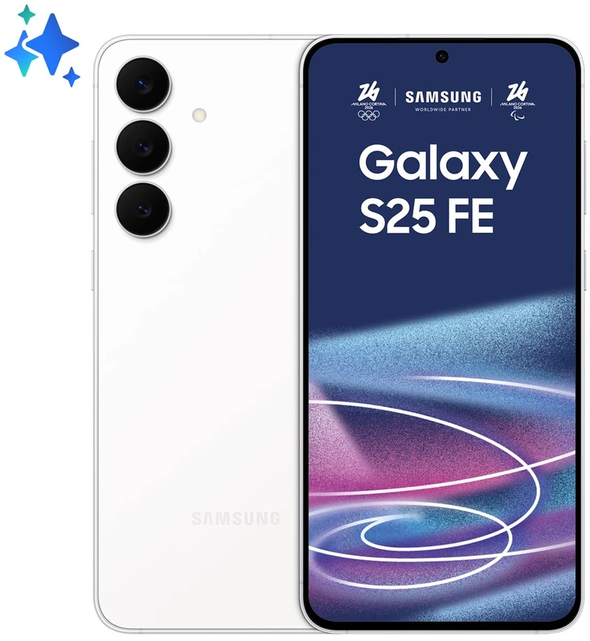 Samsung Galaxy S25 FE SM-S731B/DS 17 cm (6.7) Dviguba SIM jungtis Android 16.0 5G C tipo USB 8 GB 512 GB 4900 mAh Balta
