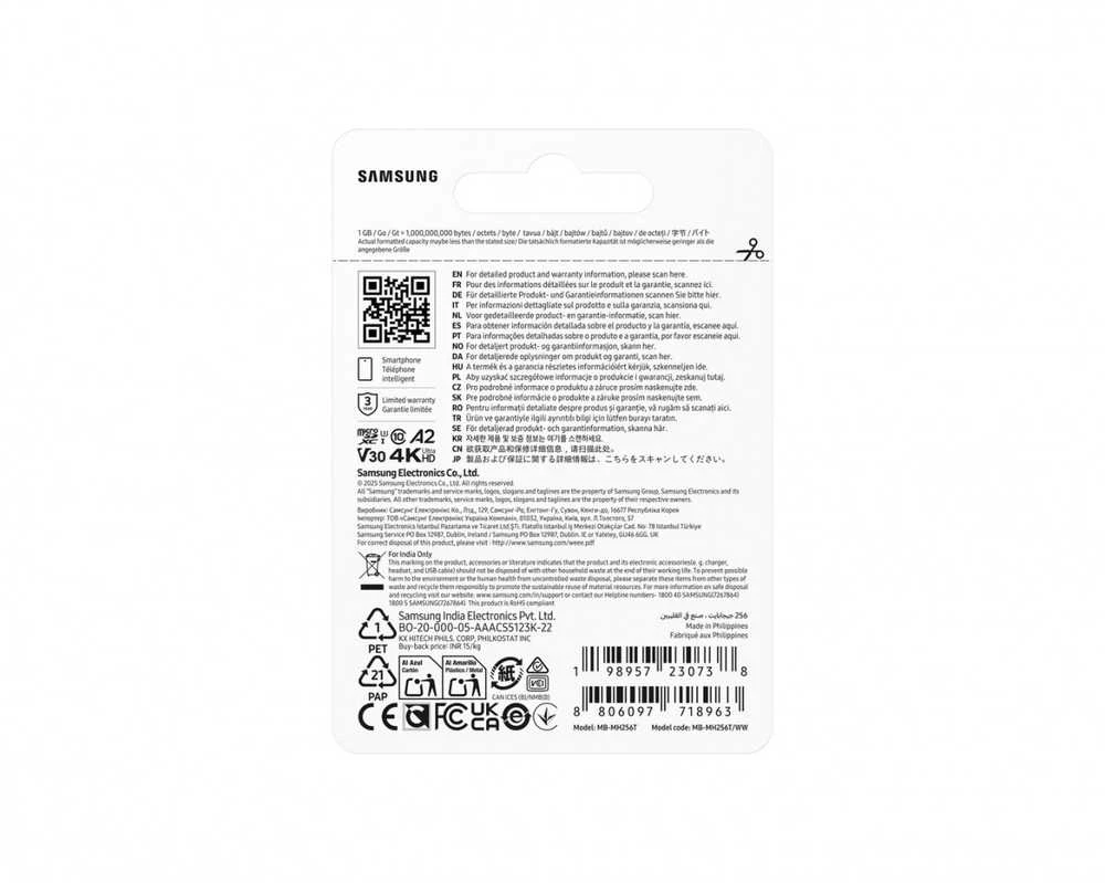 Atminties kortelė SD T9 256GB SAMSUNG