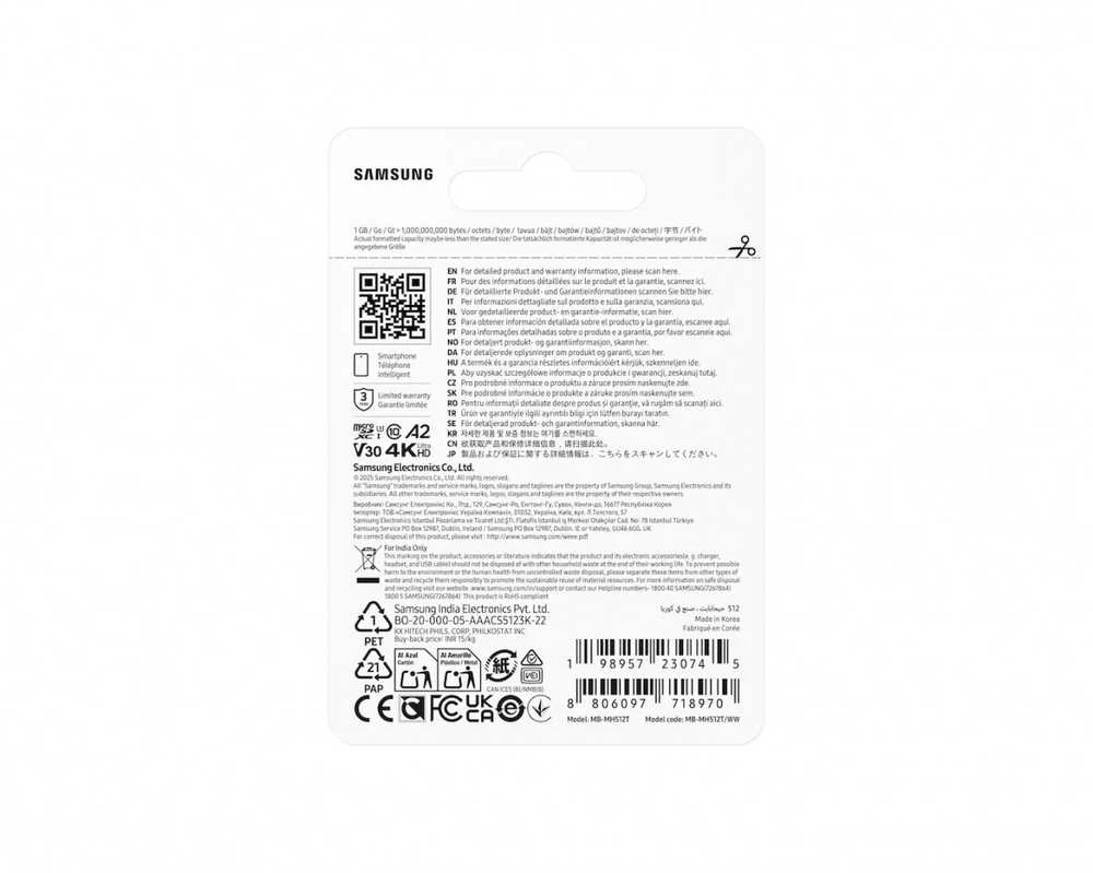Atminties kortelė SD T9 512GB SAMSUNG