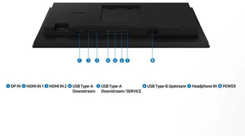 Samsung Monitorius 22 cale s40gd ips 1920x1080 fhd 16:9 2xhdmi 1xdp 2xusb-a 2.0 1xusb-b 5ms 100hz has+piv płaski 3yon-site (ls22d400gauxen)