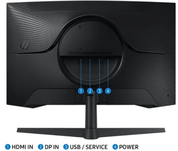 Monitorius samsung led g5 27" ls27cg554euxen 165 hz