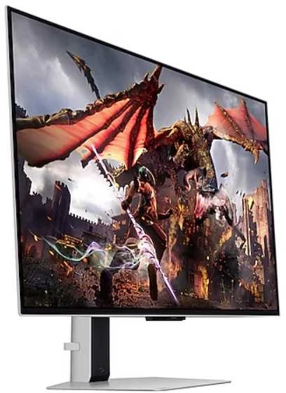 Monitorius Samsung | LS32DG802SUXDU | 32 " | OLED | 4K | 16:9 | 240 Hz | 0.03 ms | 3840 x 2160 pikselių | 200 cd/m² | HDMI jungtys quantity 2 | Sidabrinis