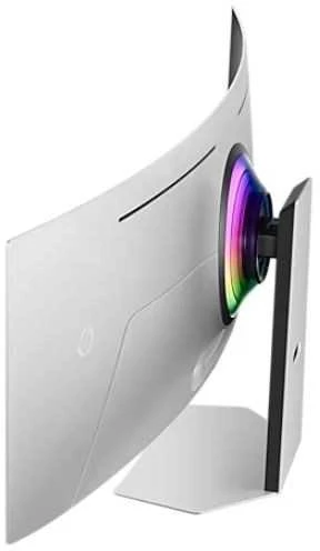 Samsung | Odyssey OLED G9 G95SC Monitorius | LS49CG950SUXDU | 49 " | QHD | 32:9 | 240 Hz | 0.03 ms | 5120 x 1440 | 250 cd/m² | HDMI jungtys quantity 1 | Sidabrinis