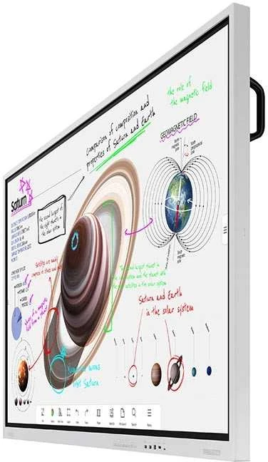 Monitorius SAMSUNG 85" FLIP PRO WM85B DIGITAL FLIPBOARD,UHD,TOUCH, HDMI X2, DP, TIZEN 6.5 LANDSCAPE