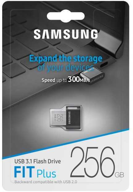 Samsung Pendrive fit plus usb3.1 256 gb pilka muf-256ab/ap