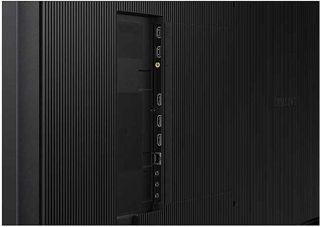 Monitorius Samsung qb43c płaski panel digital signage 109,2 cm (43") lcd wi-fi 350 cd/m2 4k ultra hd juoda procesor įmontuotas tizen 7.0 16/7