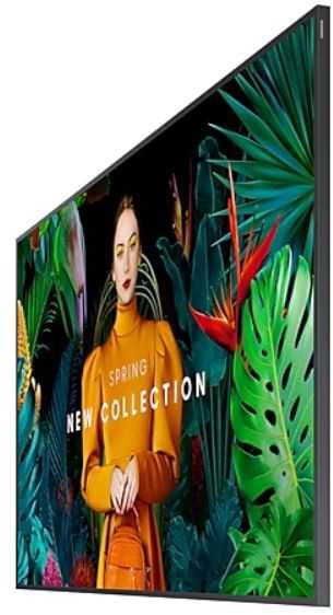 Monitorius Samsung qb55c digital signage 139,7cm 55" lcd wi-fi 350cd/m2 4k ultra hd juoda procesor įmontuotas tizen 16/7