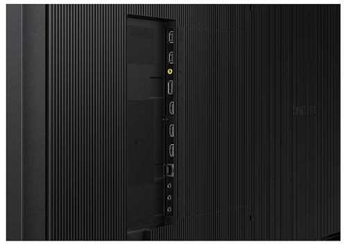 Samsung Profesionalus monitorius qm50c 50 colių matinis 24 val./7 500 (cd/m2) 3840 x 2160 (uhd) s10 grotuvas (tizen 7, vxt paruoštas) wifi/bt 3 metai vietoje (lh50qmcepgcxen)