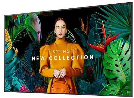 Samsung Profesionalus monitorius qm50c 50 colių matinis 24 val./7 500 (cd/m2) 3840 x 2160 (uhd) s10 grotuvas (tizen 7, vxt paruoštas) wifi/bt 3 metai vietoje (lh50qmcepgcxen)