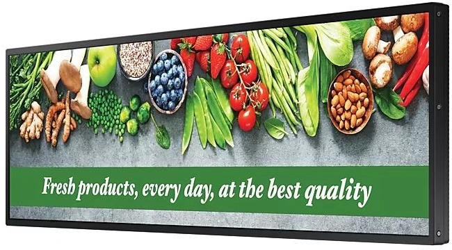 Samsung Profesionalus monitorius sh37c 37 colių 16:4.5 matinis 24h/7 700(cd/m2) 1920x540 s10 grotuvas (tizen 7, vxt ready) wi-fi/bt 3 metai d2d (lh37shcebgbxen)