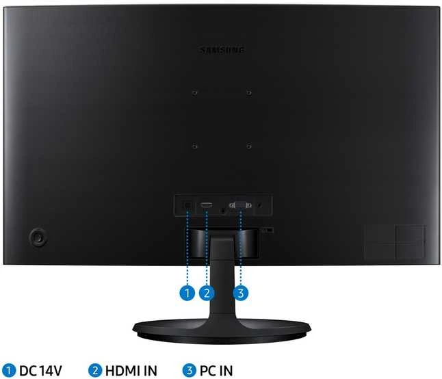 Samsung  Monitorius C27F364EAU/27"/Curved/Full HD/75Hz/Eye Saver Mode & Flicker Free