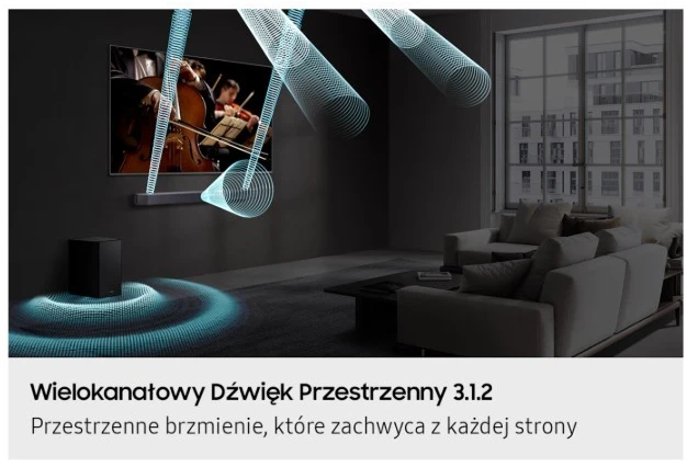 Namų kino sistema Samsung SISTEMA GARSO SOUNDBAR HW-Q600F/EN