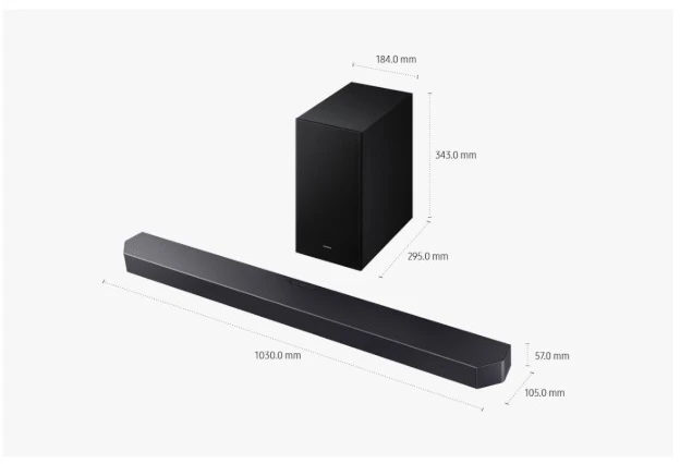 Namų kino sistema Samsung SISTEMA GARSO SOUNDBAR HW-Q600F/EN