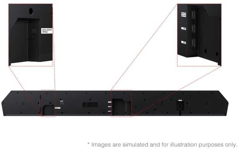 Namų kino sistema Samsung HW-Q990F 11.1.4 Dolby Atmos Soundbar