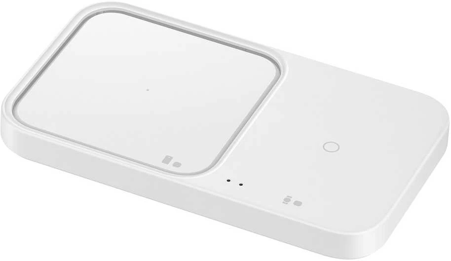 „Samsung“ belaidis įkroviklis duetas (be kelioninio adapterio), baltas