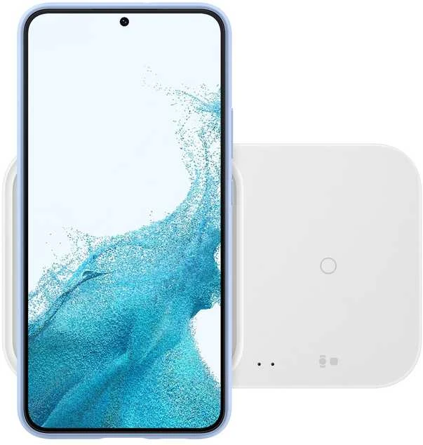 „Samsung“ belaidis įkroviklis duetas (be kelioninio adapterio), baltas