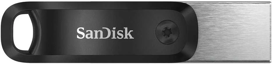 „SanDisk iXpand Flash Drive Go“ 64 GB – USB3.0 + „Lightning“ – skirti „iPhone“ ir „iPad“, EAN: 619659169381