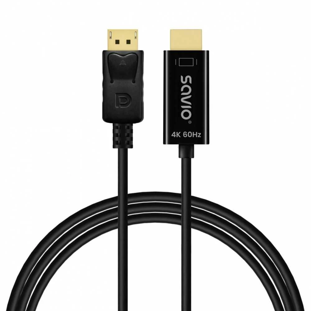 Savio DisplayPort į HDMI jungčių komplektas